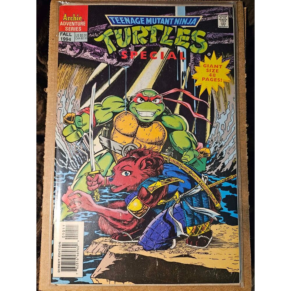 Teenage Mutant Ninja Turtles Special 10 Fall 1994 Archie Comics Giant Size TMNT